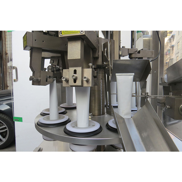 Kozmetik tüp dolum makinası