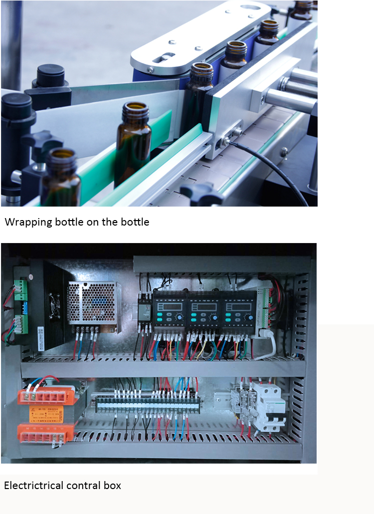 Otomatik Yuvarlak Şişe Sarma Etiketleme Makinası
