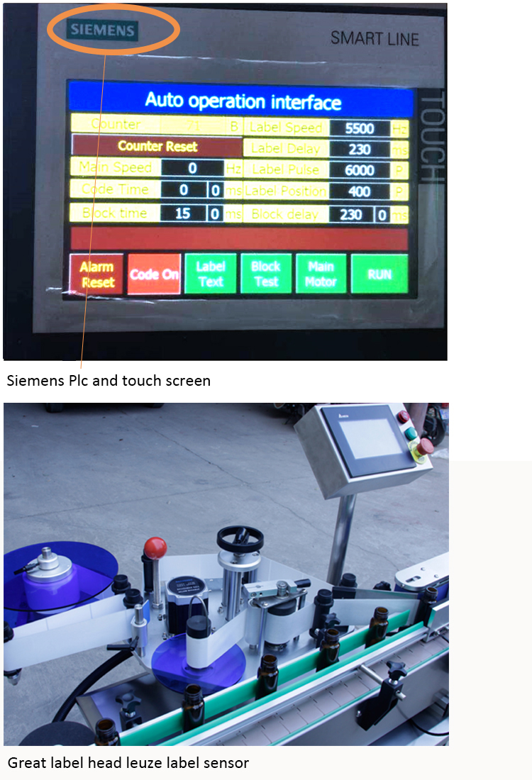 Otomatik Yuvarlak Şişe Sarma Etiketleme Makinası