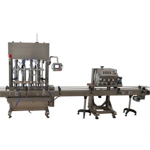 Otomatik sıvı şişeleme ekipmanları 50ml tıbbi alkol dolum makinası