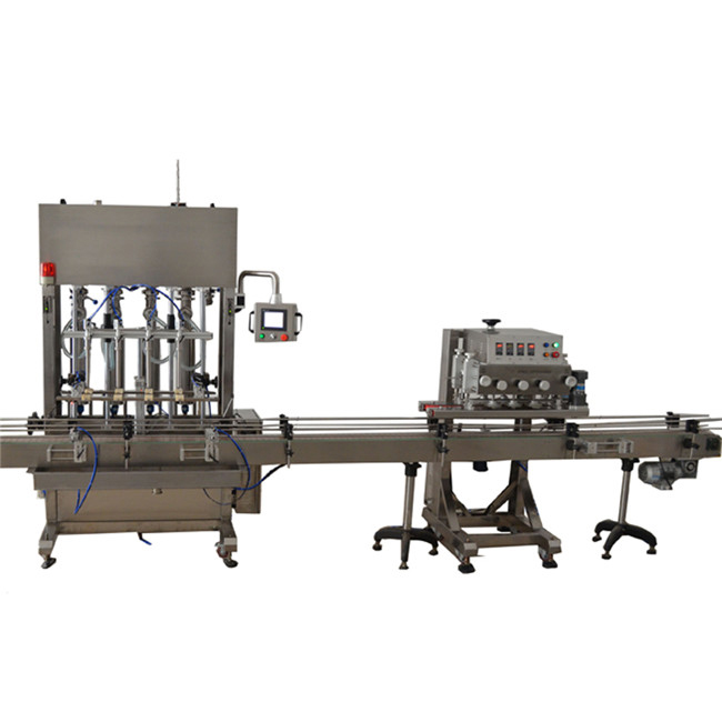 Otomatik sıvı şişeleme ekipmanları 50ml tıbbi alkol dolum makinası